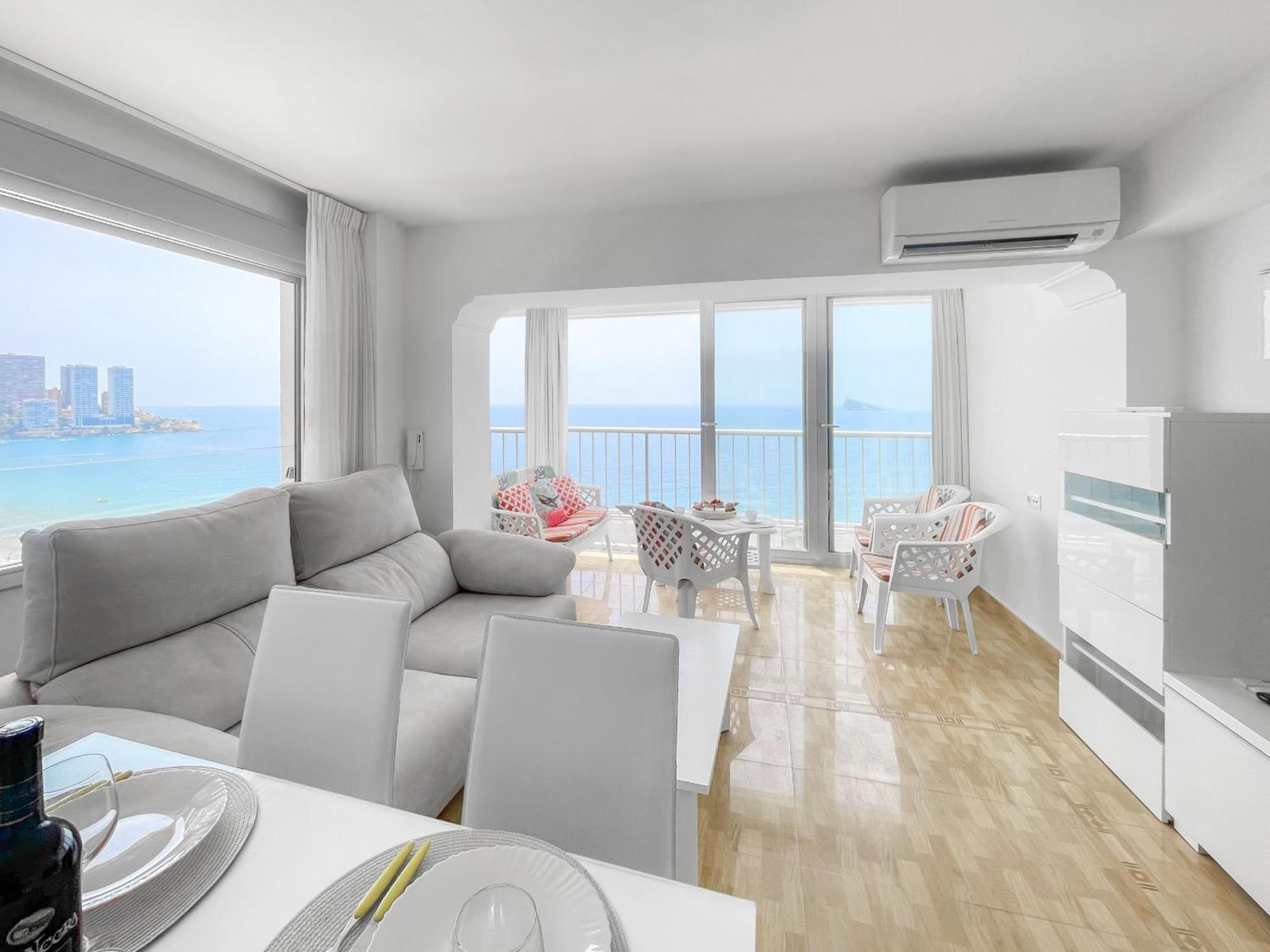 Frontline Panorama Penthouse Tormaraya Levante Benidorm Bagian luar foto